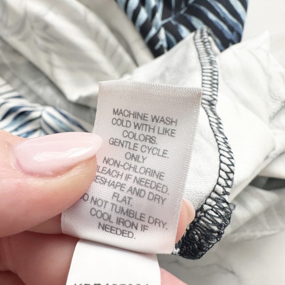 J. Jill Wearver Collection Tropical‎ Palm Leaf Short Sleeve Pullover Dress XL - Picture 6 of 8